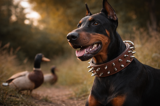 collier à piques pour grand chien dissuasion visuelle Pet-house