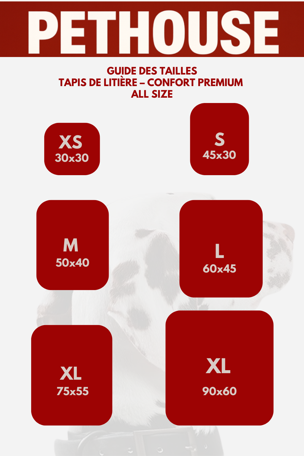 Tapis de litière – Confort Premium