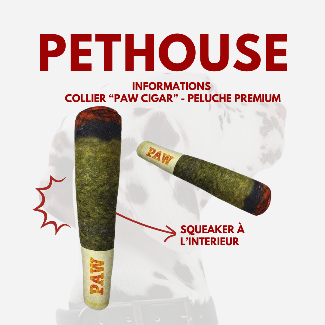 Jouet "PAW cigar" - Peluche Premium